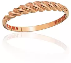 Diamond Sky Jewelry Auksinis žiedas „Vijinga Gija“