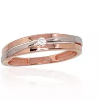 Diamond Sky Jewelry Auksinis žiedas su cirkoniais „Magija“