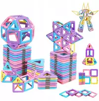 Didelis 3D magnetinių panelių konstruktorius vaikams, 40 dalių
