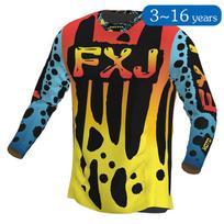 vaikas Motocross Jersey lenktynės Visureigis dviratis MX Enduro MOTO Motociklas berniukas mergaitė vaikas 5 6 7 8 9 10 11 12 13 14 15 16 L-Jersey-kid