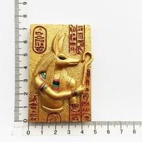 Egipto šaldytuvo magnetai 3D derva Rankų darbo šaldytuvo magnetai Kūrybiniai suvenyrai namų dekoravimas beige