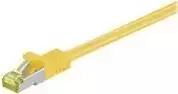 Wentronic GoobayCat.7 Raw Cable Patch Cable, S/FTP (PiMF), Geltonas, 0,25 m - LSZH Halogen-Free, Varis, RJ45 Kištukas (91566)