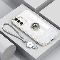 Prabangus deimantinio laikiklio dėklas, skirtas „Samsung A55 A54 A53 A35 A15 A16 A25 S24 S23 S22 S25 Ultra S23 FE“ su dirželiu, skirtas „Samsung A13 A14 A34 A54“ dangteliams For Samsung S23 Plus