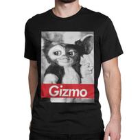 Gizmo marškinėliai moterims vyrams Streetwear Anime filmo grafiniai marškinėliai Dydžio perviršio drabužiai Vyriški trumparankoviai viršutiniai drabužiai Grynos medvilnės marškinėliai M gray