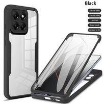 360 laipsnių pilnos apsaugos dėklas skirtas OPPO Reno 4Z 5Z 5Lite Reno 7 For OPPO F19 Pro Find X5 Pro Atsparus smūgiams Minkštas Skaidrus TPU Galinis Dangtelis Reno 5Z juoda