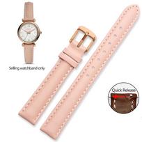 Natūralios odos laikrodžio apyrankė Casio Citizen Fossil paprastam laikrodžio dirželiui Folli moteriškas apyrankė mėlyna rožinė ruda 14mm 16mm 18mm 20mm 12mm beige