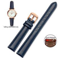 Natūralios odos laikrodžio apyrankė Casio Citizen Fossil paprastam laikrodžio dirželiui Folli moteriškas apyrankė mėlyna rožinė ruda 14mm 16mm 18mm 20mm 12mm gray