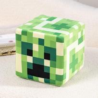 Minecraft kvadratinė lėlė pagalvėlė žaidimo atributika kempinė kvadratinė dėžė pliušinis žaislas 10cm square [0.05kg] beige
