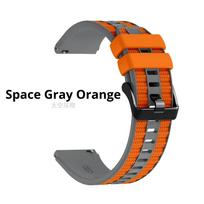 1:1 Originalus silikoninis dirželis Huawei Watch Ultimate 2 apyrankei GT6 GT5 GT4 GT3 Pro 46mm dviejų tonų apyrankė 22mm laikrodžio dirželiai HONOR Magic Watch 46mm pilka