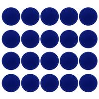 20 vnt. Namų oro ritulio rituliai 2,5 colio Sunkūs atsarginiai rituliai Plastikiniai apvalūs ritulio rituliai žaidimų kambariui Žaidimų stalui A blue