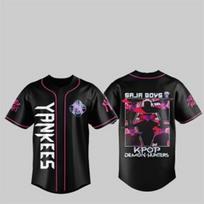 Unisex Clothing KPop Demon Hunters T-shirts 3D Print Adule Short Sleeve Oversized T-shirts 5XL black