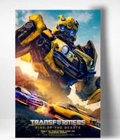 Transformeriai: Žvėrių prisikėlimas Metalinis plakatas, Filmo sienos menas 20x30cm black
