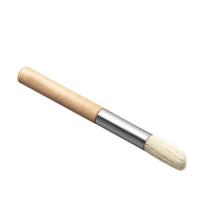 Coffee Grinder Brush Cafe Machine Bean Grain Grime Dusting Cleaning Brush Kitchen Cleaner Tool Stainless Steel Connector beige