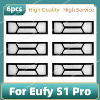 Compatible For Eufy Omni S1 Pro Parts Hepa Filters Dust Bag Replacement Accessories black