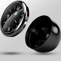 Automobilio lydinio šviečiantis kvarcinis laikrodis, atsparus dėvėjimuisi, atsparus pažeidimams, laiko elektroninis laikrodis, madingas automobilis Compatible for BMW logo black