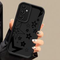 dėklas telefonui Samsung Galaxy A55 A52 A33 dėklai A24 A15 A12 A23 A22 5G A54 A52s A53 A14 funda Dangtelis Pentagrama Menas Žvaigždė Mėnulis Šaunus for Galaxy A53 5G