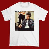 Bob Dylan Highway 61 Revisited Marškinėliai Balti Vyriški Visi dydžiai Marškinėliai ND238 Unisex Marškinėliai L black