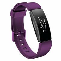 Fitbit Inspire / Inspire HR Pakeičiama silikoninė apyrankė Laikrodžio apyrankė Dark purple #1 black