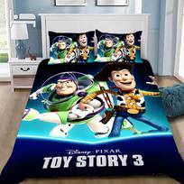 3D Spausdintas Žaislų Istorijos Bazas Lightyear Patalynės Komplektas Mergaitėms Suaugusiems Viengulis Twin Queen Dydis Antklodės Užvalkalas Pagalvės Užvalkalas Patalynė EU Single(135*200cm)3pcs black