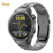 Tikro titano apyrankė Huawei Watch 4 4 Pro Ultimate prabangai 22mm titano riešo apyrankė Huawei GT 5 Pro 46mm GT 4 GT 3 Pro dirželiui Huawei GT 5 46mm pilka