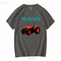 Kubota Traktoriaus Ūkio Logotipas Vyriški Juodi Marškinėliai Dydis S iki 3XL vintažiniai Išskalbti Stilingi Laisvalaikio dizainerių drabužiai Minkšti M black