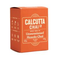 Calcutta Chai Co Unsweetened Masala Chai | Instant Tea Premix | 15 Sachets | 210 Gram | Zero Added Sugar | Made With Assam Tea | Added Natural Sp red