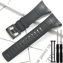 Guminis keičiamas dirželis Suunto core vyriškam sportiniam vandeniui atspariam laikrodžiui Juodi laikrodžio priedai Apyrankės Suunto core juoda