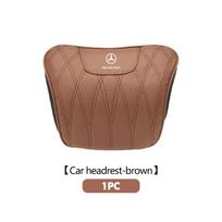 Automobilio galvos atrama Juosmens atrama Kaklo atrama Juosmens pagalvėlė Minkšta pagalvė Mercedes Benz W202 W212 W126 W140 W168 W177 CLS GLE GLC GLS brown