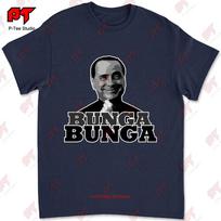 Silvio Berlusconi Bunga Bunga Ruby Bylos Palydovas Kad Nepamirštum T-shirt MN6Y L gray