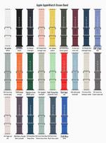 Suderinama su Apple silikonine laikrodžio apyranke Series 10, dvigubo užsegimo Ocean apyranke Series 9 ir Sportinio modelio Ultra 11 Series 2. 42/44/45/49mm fits series S1-S9 mėlyna