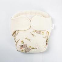 Atsparūs vandeniui Kūdikio Garstyčių Spalvos Audinio Kelnaitės Sauskelnės - Plaunamos Grynos Medvilnės Marlės Kūdikiams ir Mokymui. L (9-12 lbs, size runs small, consider sizing up)