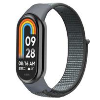 Apyrankė Mi Band 8 9 Dirželis miband 8 Laikrodžio dirželis Nailoninis Sportinis Riešo Keičiamasis dirželis pulsera Dirželis xiaomi Mi band 9 dirželiai For Mi Band 8 9 black
