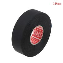 Tesa juosta 51036 Klijų audinio audinys Laidų pynė 9 mm x 25 m 19 mm x 25 m black