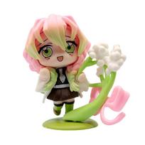 Demon Slayer Kimetsu No Yaiba Mystery Blind Box Cute Kawaii Figure Tanjirou Nezuko Kyoujurou Mitsuri PVC Model Playthings Kids Presents beige