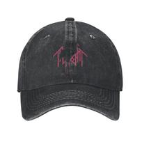 Miego Sunkus Juostelė Saulė Beisbolo Kepuraitė Žetonai y2k Juokinga FeUnisex Unisex Skalbta Trucker Kepuraitė Aukštos Kokybės Lauko Sporto Beisbolo Kepuraitės One Size gray