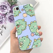 Skirta Huawei P9 Lite dėklas Mielas dinozaurų animacinis dangtelis Skirta Huawei P8Lite ALE-L21 telefono dėklai Huawei P8 Lite P9Lite 2017 Minkšti Fundas Huawei P9 Lite