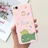 Skirta Huawei P9 Lite dėklas Mielas dinozaurų animacinis dangtelis Skirta Huawei P8Lite ALE-L21 telefono dėklai Huawei P8 Lite P9Lite 2017 Minkšti Fundas Huawei P8 Lite