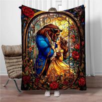 Grožis ir žvėrys Minkšti flaneliniai pledai Šildantis metamas pledas Patogus pledas iškylai, lovoms, sofai, namų miegamajam, dovanoms 150cm x 180cm