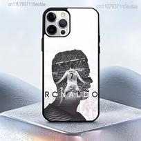 Futbolo CR7 R-RoNaldo-ES Magnetinis belaidžio įkrovimo dėklas, skirtas iPhone 11,12,13,14,15,16,17,Pro,Max,Plus Atsparus smūgiams dangtelis iPhone11