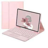 Skirta Samsung Galaxy Tab S11 klaviatūros dėklas naujam Tab S11 11 colių 2025 SM-X736 SM-X730 B magnetinei klaviatūrai, atsparus smūgiams planšetinio kompiuterio dėklas English rožinė