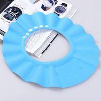 EVA Baby Shower Soft Caps Adjustable Hair Wash Hat For 0-6 Years Children Shampoo Bathing Shower Protect Head Cover gray