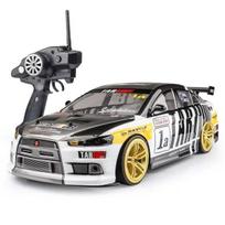 Naujas LYZRC 1:10 4wd 70 km/h Rc Drift Car Drifting Ratai Apsaugos nuo susidūrimo visureigiai lenktyniniai automobiliai Off Road 4 × 4 žaislai Rc Drift Automobilis Didelio greičio žaislas vaikams Dovana 1 Battery balta/juoda