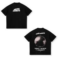 Arctic Monkeys Rock Band T Shirt Fashion Hip Hop Unisex Women Tshirt Clothes Unisexga Short Sleeve Tee Streetwear Trend Tops 2XL white