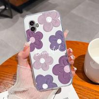 Skirta Samsung Galaxy XCover 6 Pro dėklas Spalvingi raštai Minkštas permatomas TPU silikoninis galinis dangtelis Lengvas patvarus telefono buferis Galaxy XCover6 Pro white