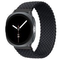 Nertas vieno pynimo dirželis Samsung Galaxy watch 8 Classic laikrodžiui, dirželio priedai, elastinė apyrankė correa galaxy watch 8 dirželis 40/44mm Galaxy 8 classic&S juoda