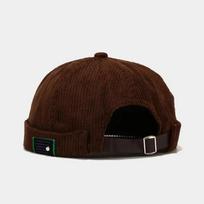 Vintažinė Docker kepurė Be kraštų Kepurė Kvėpuojanti Kepurė Beanie Kepurės Velvetinė Reguliuojama Vienspalvė Šeimininko Jūrininko Kepurė Vyrams ir Moterims 04 56-60cm wear ruda