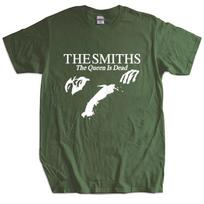 Vyriški medvilniniai marškinėliai Vasariniai viršutiniai drabužiai The Smiths  The Queen Is Dead  - Marškinėliai, 1980-ųjų Indie, Morrissey Didesnio dydžio Vyriški juodi T-sh... XL įvairiaspalvis