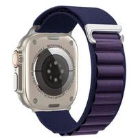 Alpine Loop for Apple Watch Band 49mm 45mm 44mm 42mm 46mm 40 41mm Nylon Wristband iWatch Series Ultra 3 2 49mm 11 10 9 8 7 6 SE3 Series 11-10 42mm gray
