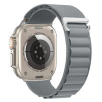 Alpine Loop for Apple Watch Band 49mm 45mm 44mm 42mm 46mm 40 41mm Nylon Wristband iWatch Series Ultra 3 2 49mm 11 10 9 8 7 6 SE3 Series 11-10 42mm gray