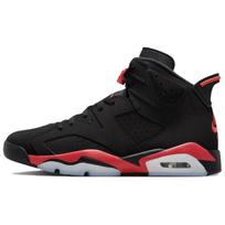 Air Jordan 6 Retro Reverse Infrared Unisex Krepšinio Batai Juodi/Šviesiai Raudoni CT8529-001 43 black